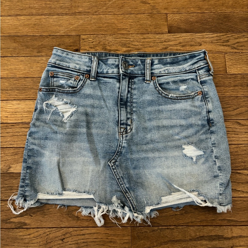 AE Jean skirt